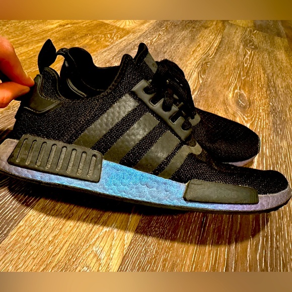 Adidas NMD black and galaxy color way men’s size 11 - Picture 1 of 4